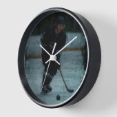 IJshockeyspeler Warmt Op (Hoek)