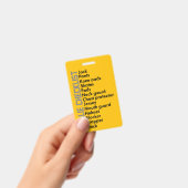 IJshockeyuitrusting Checklist Badge (Handheld)