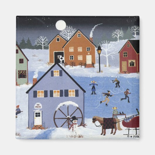 IJshuis Vijver Magneet (Voorkant)