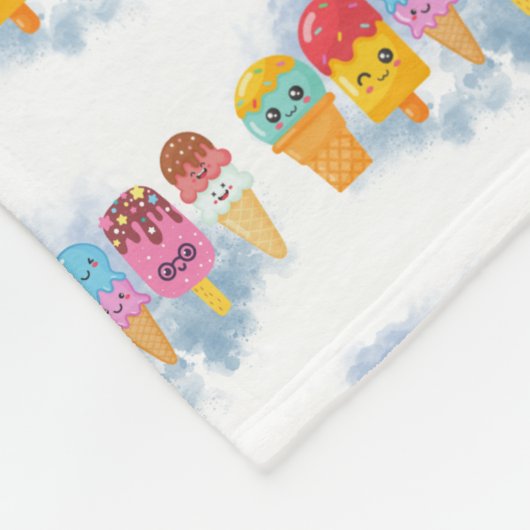 ijsijs fleece deken (Hoek)