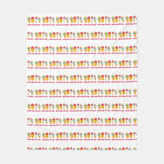 ijsijs fleece deken (Voorkant)