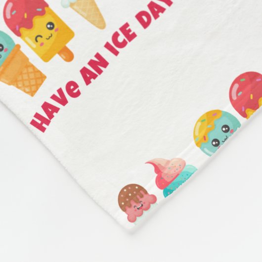 ijsijs fleece deken (Hoek)