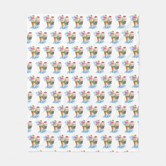 ijsijs fleece deken (Voorkant)