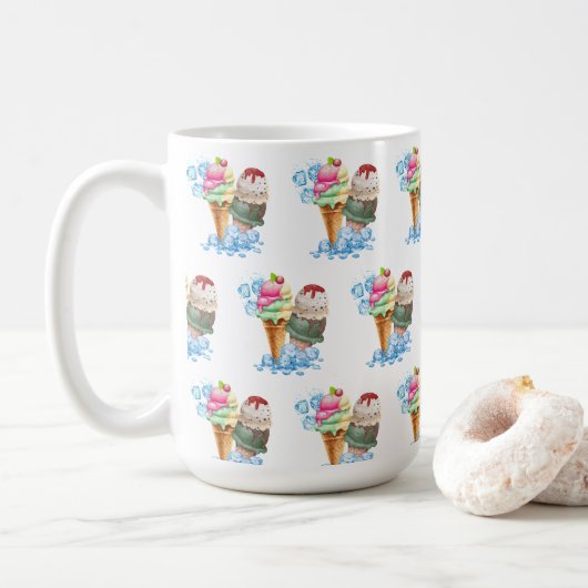 ijsijs koffiemok (Met donut)