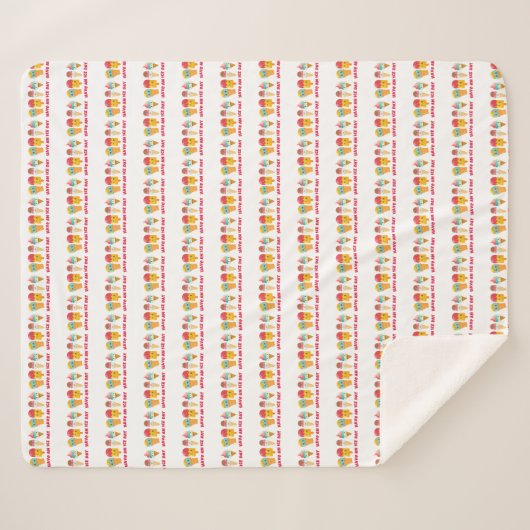 ijsijs sherpa deken (Voorkant (horizontaal))