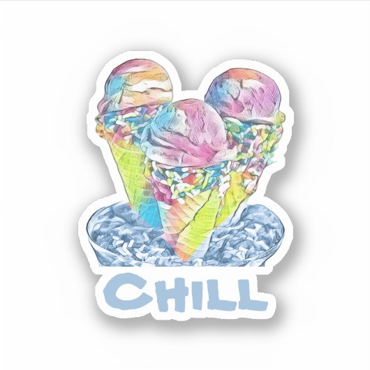 ijsijs sticker (Voorkant)