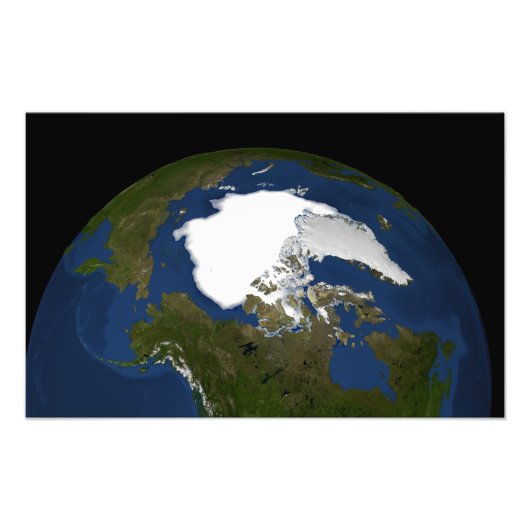 IJsijs van Arctisch zee in 2005 Foto Afdruk (Voorkant)