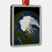 IJsijs van Arctisch zee in 2005 Metalen Ornament (Rechts)