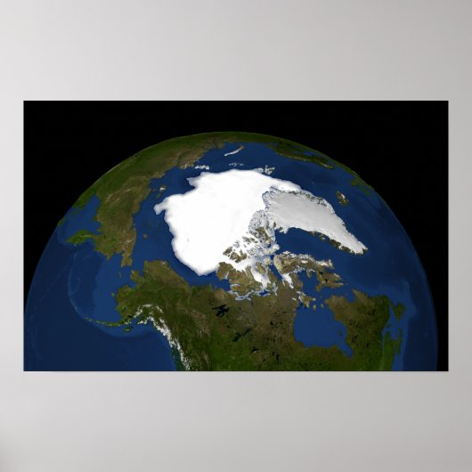 IJsijs van Arctisch zee in 2005 Poster (Voorkant)