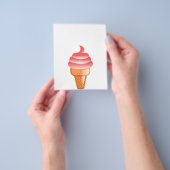 ijsje-458352 CHERRY STRAWBERRY CARTOON Flyer (Hand)