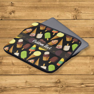 Ijsje achtergrond laptop sleeve