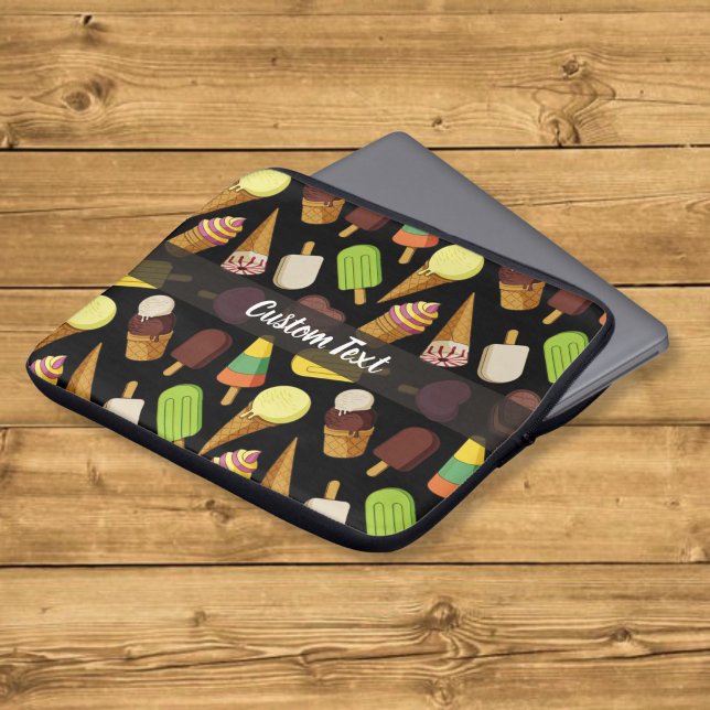 Ijsje achtergrond laptop sleeve (Creator heeft geüpload)