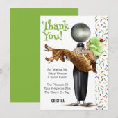 Ijsje Bruilofts Bruidsshowers Bedankt (Voorkant / Achterkant)