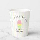 Ijsje Bruiloftsfeest Papieren Bekers (Voorkant)
