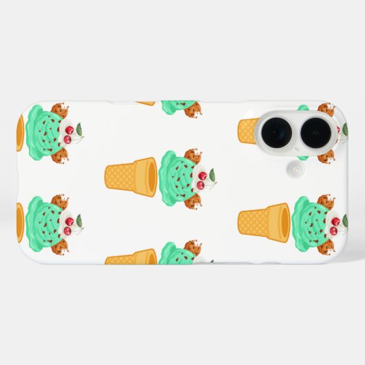 ijsje Case-Mate iPhone case (Achterkant (horizontaal))