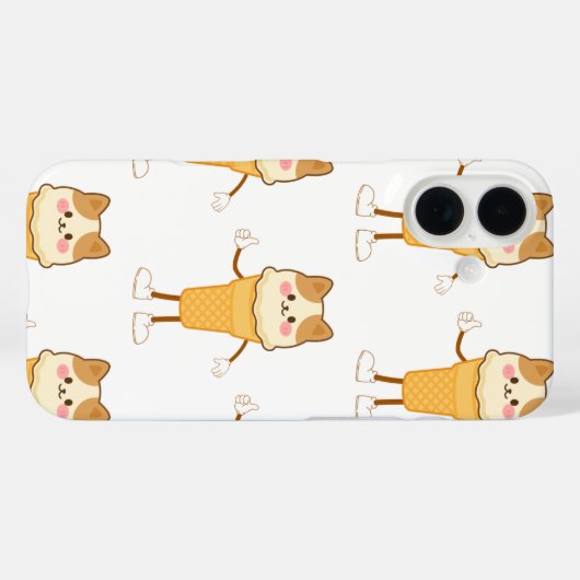 ijsje Case-Mate iPhone case (Achterkant (horizontaal))