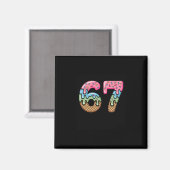 Ijsje Drip Meme Grappig Zes Zeven 67 Cadeau  Magneet (Voorkant / Achterkant)
