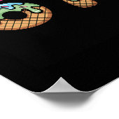 Ijsje Drip Meme Grappig Zes Zeven 67 Cadeau Poster (Hoek)
