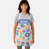 ijsje en Snoep Zomerpatroon Gepersonaliseerd Schort (Insitu)
