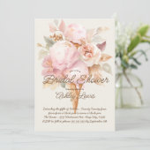 Ijsje goud bloem roze ijs kaart (Staand voorkant)