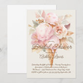 Ijsje goud bloemrijk roze ijs kaart (Voorkant / Achterkant)