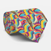 Ijsje Kegel Draai Pop Art Stropdas (Opgerold)