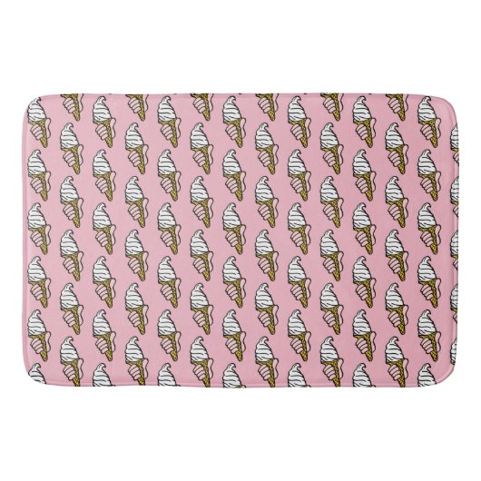 Ijsje Kegel Patroon Badmat (Voorkant)