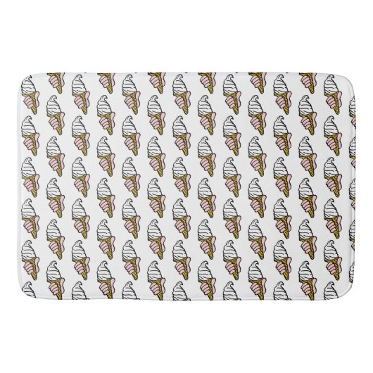Ijsje Kegel Patroon Badmat (Voorkant)