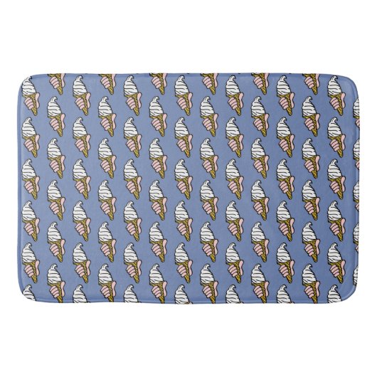 Ijsje Kegel Patroon Badmat (Voorkant)