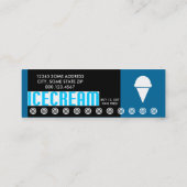 ijsje (kletspraat) klantenkaartje (Achterkant)