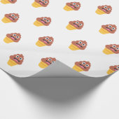 ijsje - poo emoji cadeaupapier (Hoek)