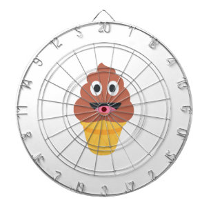 ijsje - poo emoji dartbord