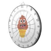ijsje - poo emoji dartbord (Voorkant Rechts)
