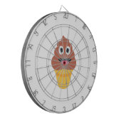 ijsje - poo emoji dartbord (Voorkant Links)