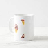 ijsje - poo emoji koffiemok (Voorkant links)