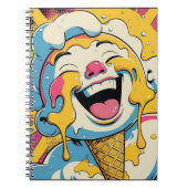Ijsje Pop Art Explosie Notitieboek (Voorkant)