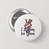 Ijsje Ronde Button 5,7 Cm (Voorkant /achterkant)