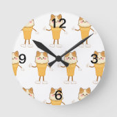 ijsje ronde klok (Voorkant)