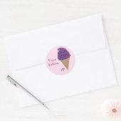 Ijsje Ronde Sticker (Envelop)