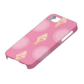 ijsje, roze Case-Mate iPhone case (Onderkant)