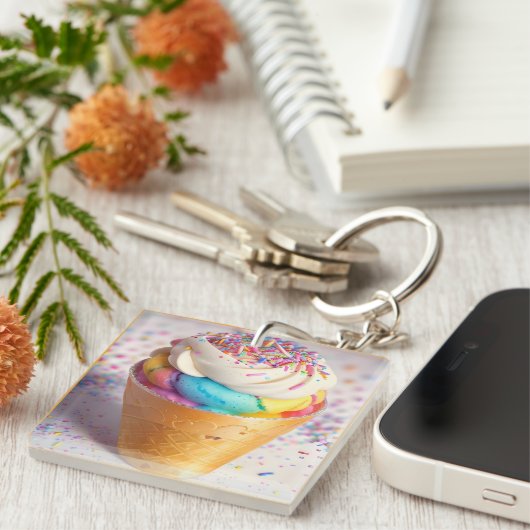 Ijsje strooigoed sleutelhanger (Voorkant Rechts)