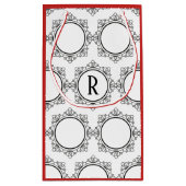  ijsje Sundae rood wit zwart Klein Cadeauzakje (Achterkant)