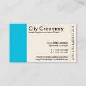 ijsje uitgesneden punkkaarten klantenkaartje (Achterkant)