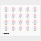 Ijsje Verjaardag Envelope Sluitzegel Zomer Sticker (Vel)