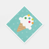 Ijsje Verjaardagsfeest Servetten (Hoek)