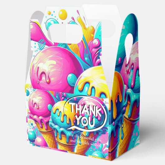 ijsje verjaardagsfeestje bedankdoosjes (Geopend)