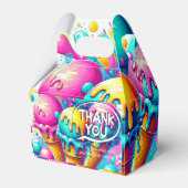 ijsje verjaardagsfeestje bedankdoosjes (Voorkant Zijde)