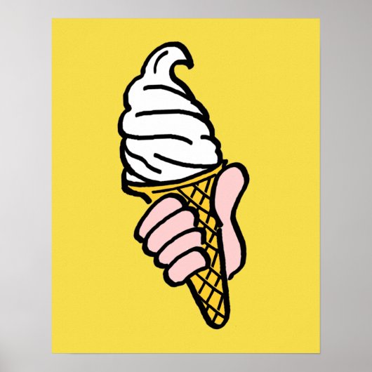 Ijsjehoesje Ontwerp Poster (Voorkant)