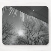 IJsjes op dak en zon Muismat (Voorkant)