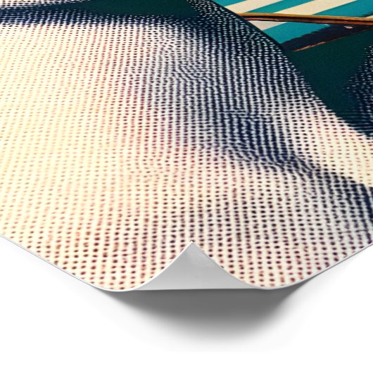 'IJsjes op het strand' Poster (Hoek)